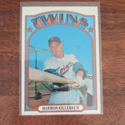 1972 Topps Baseball Harmon Killebrew