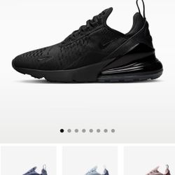Nike Airmax 270 Women's Black Sneakers