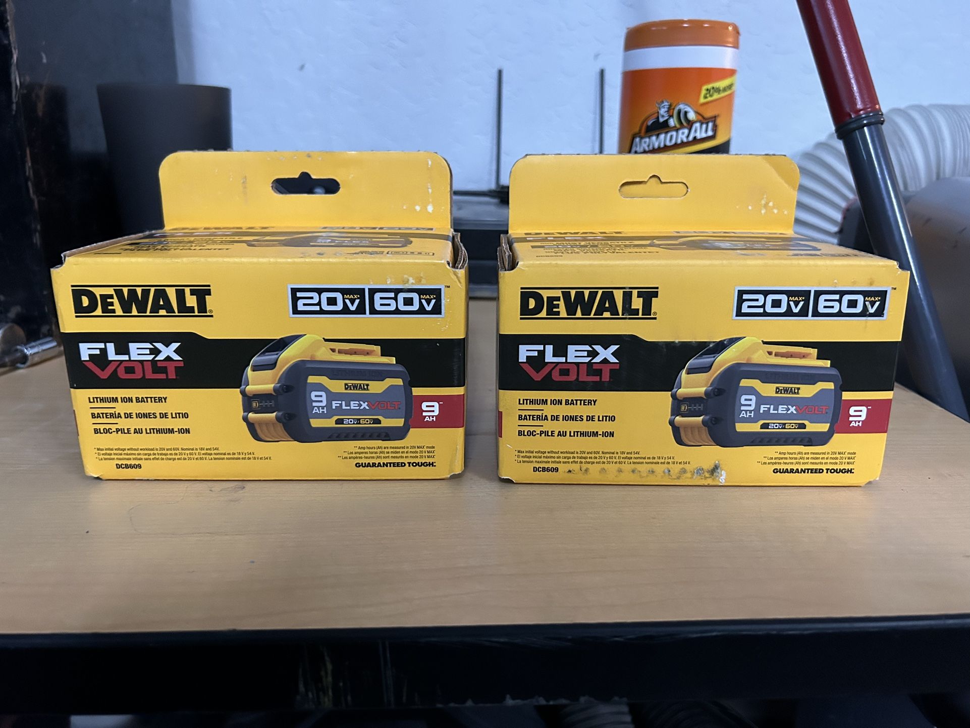 Dewalt FlexVolt 9AH 60V Batteries