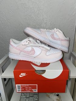 Nike Dunk Low Pink Paisley Size 8W