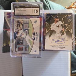 2 Topps Rare Baseball Cards Shohei Ohtani And Devin Williams