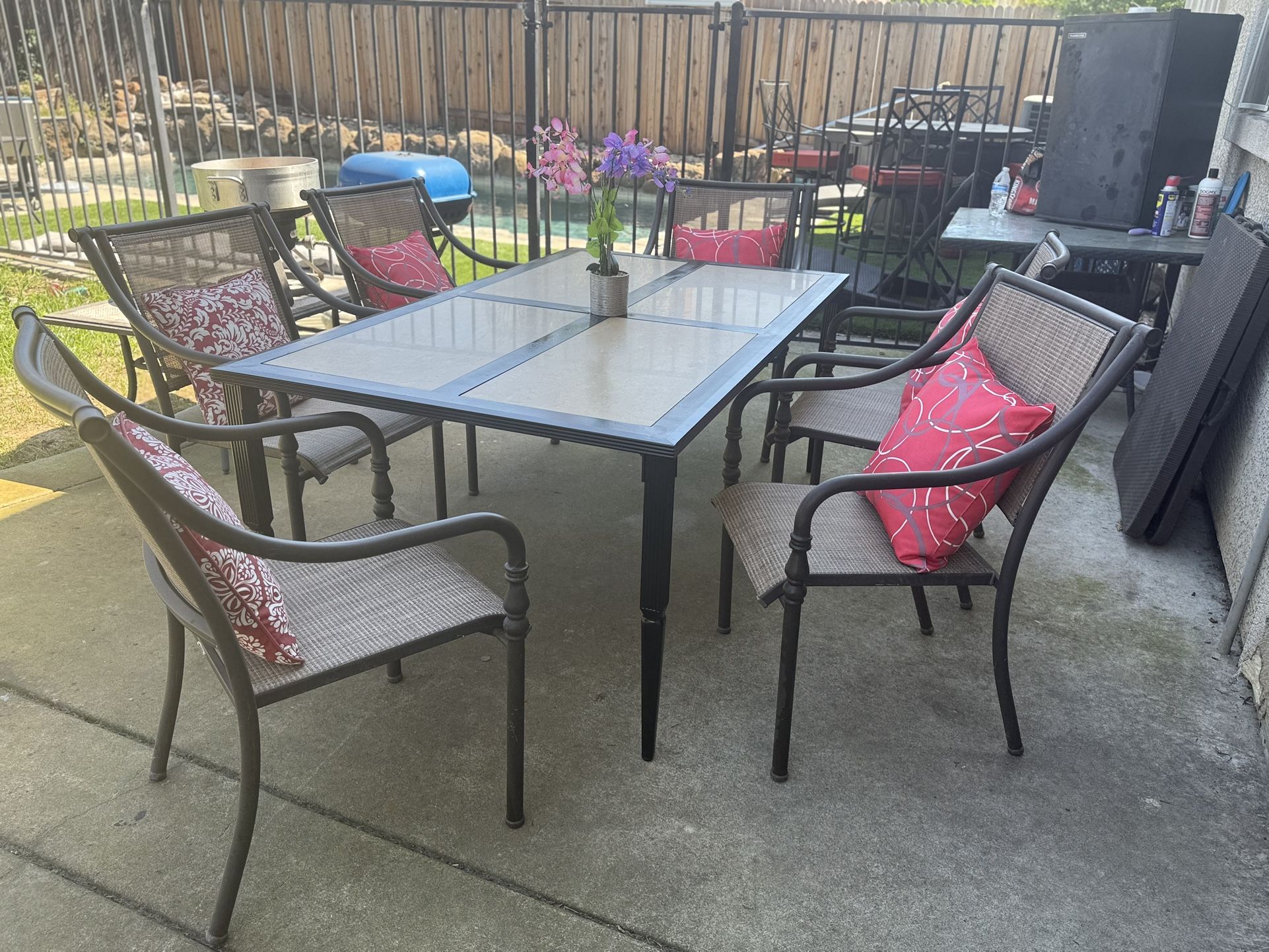 7 Pc Patio Set