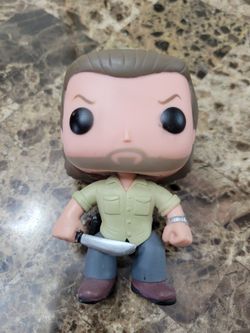 Rick Grimes Prison Yard Funko Pop