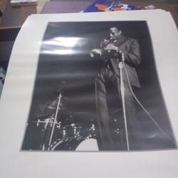 Miles Davis Black And White Picture