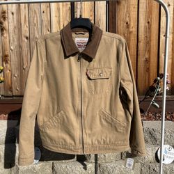 New Mens Medium Levi’s Zip Up Jacket