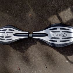 The Wave street surfing board silver and black pls read description