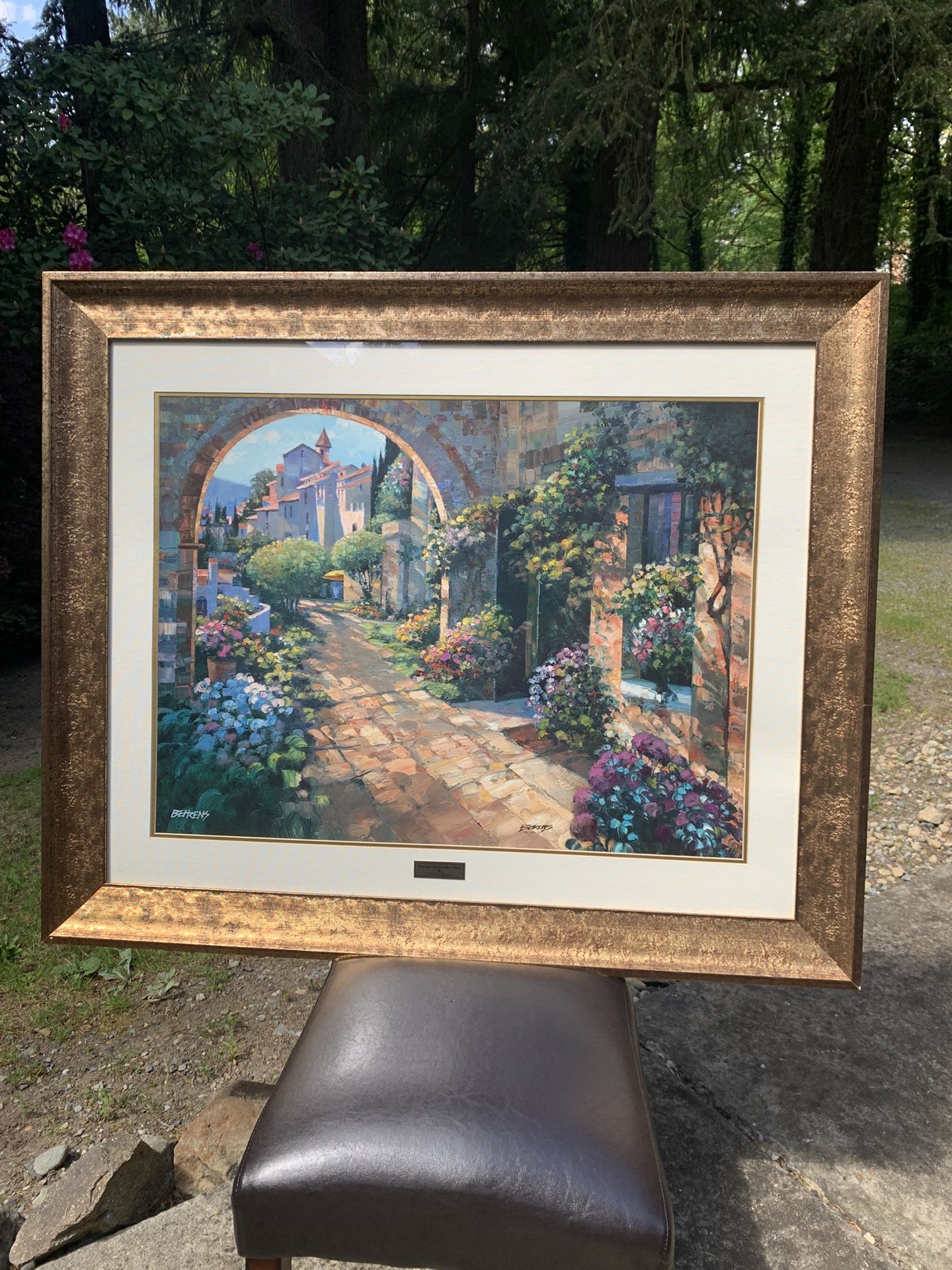 Wall Art, Picture, Art, Framed 47x39 Howard Behrens