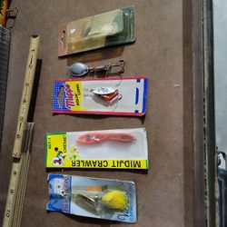 5 Fishing Lures New