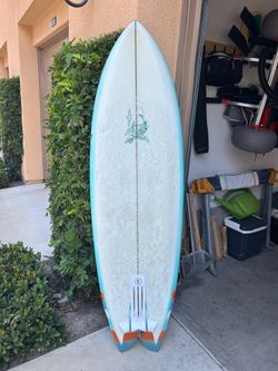 Rainbow Quad Fish Surfboard