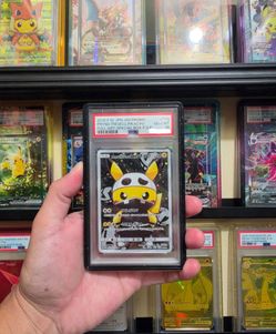 Pokemon poncho pikachu skull psa 10