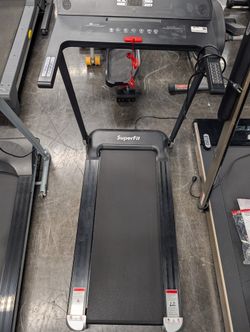 SuperFit Compact Walking Treadmill with Control Panel