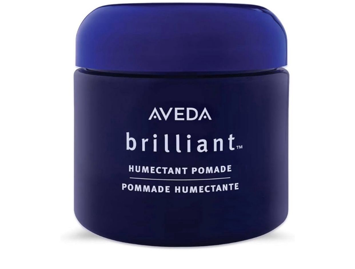 Aveda Brilliant Humectant Pomade | Enhances Curl | Adds Shine and Definition | for Curly & Coily Hair Types, 2.5 Ounce