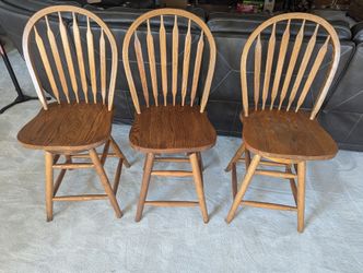 3 Counter Height Chairs