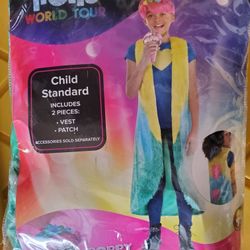 Kids Trolls Poppy Vest Costume