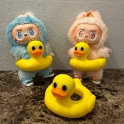 Duck Float For Labubu Plush - Summer Accessories 
