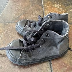 Converse Toddler Black Shoes Size 7 