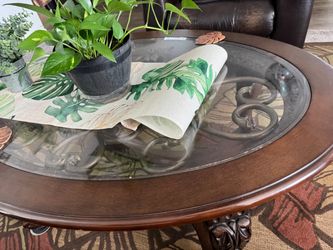 Coffee table and 2 end tables