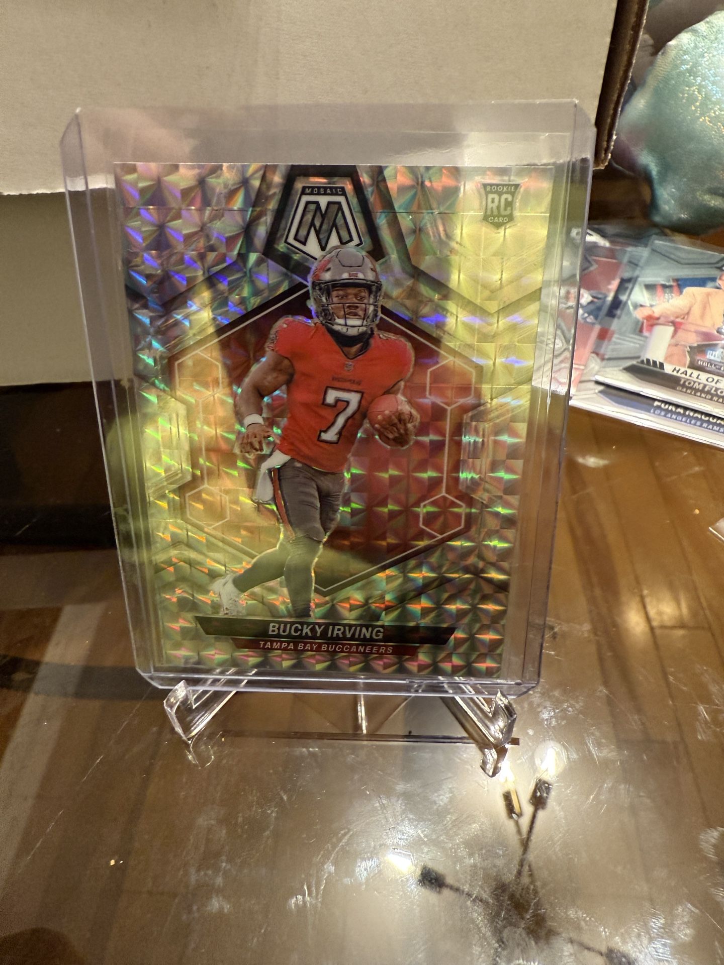 Bucky Irving Silver Mosaic, Rookie Card