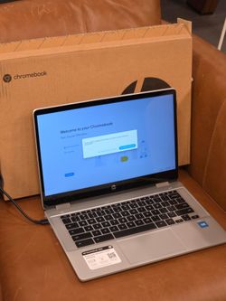 HP - 2-in-1 14" Touch-Screen Chromebook - Natural Silver (Chromebook not a windows laptop)