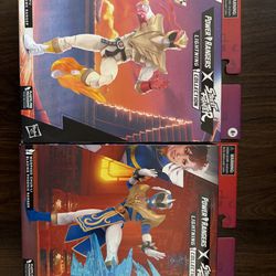 Power Rangers Lightning Collection Street Fighter Figures Ryu Chun Li