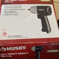Husky 3/8 Impact Wrench 250 Ft-LBS