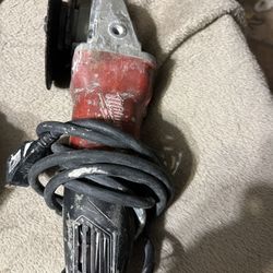 Dewalt Corded Drill  and Milwaukee grinder