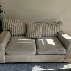 Gray sofa set