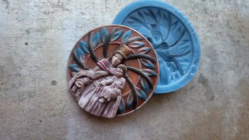 Mother Mary Silicone Mold For Wax, Chocolate, Fondant, Resin