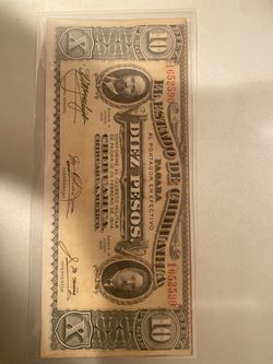 1914 10 Pesos