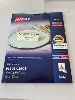 Avery place cards