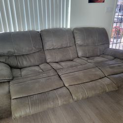 Couch & Power Recliner