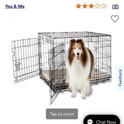 You And Me Large Dog Kennel/Crate