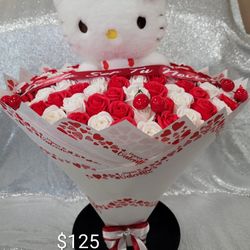 VALENTINE'S HELLO KITTY BOUQUET