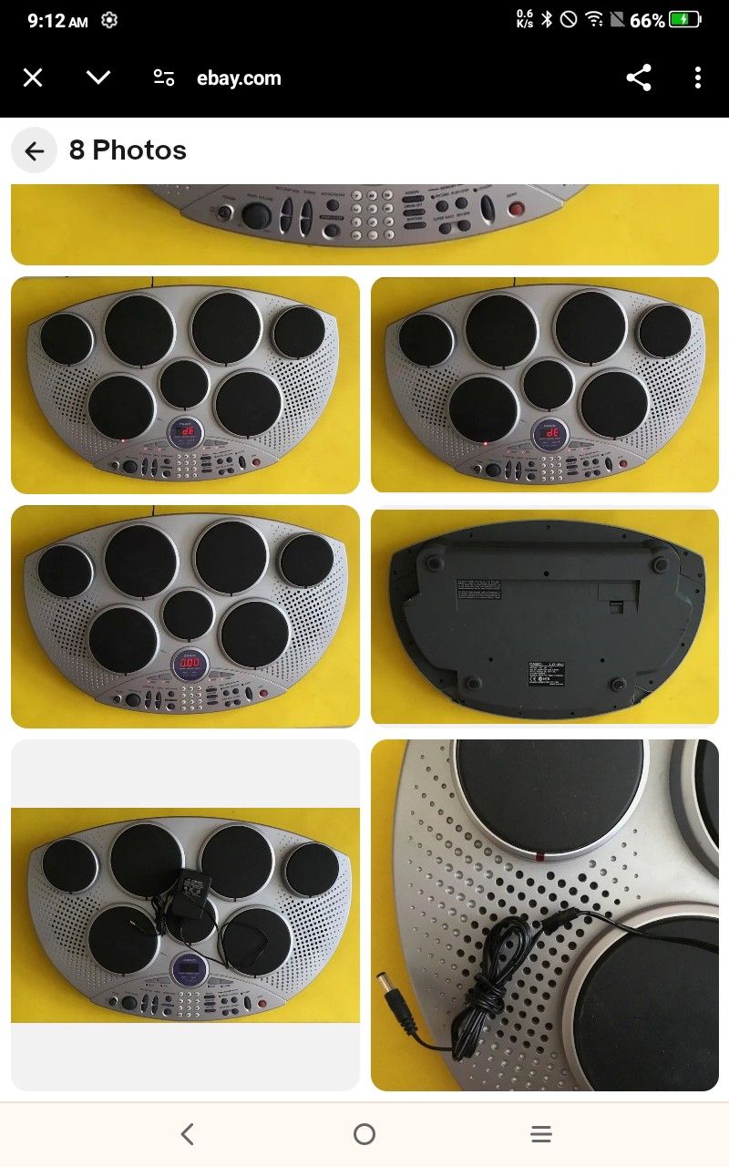 Casio Ld 80 Drum Set