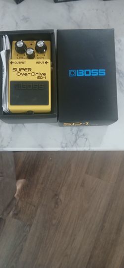 Boss super overdrive SD-1 pedal