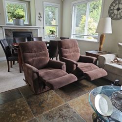 Rocking Reclining Chairs - Super Comfy!