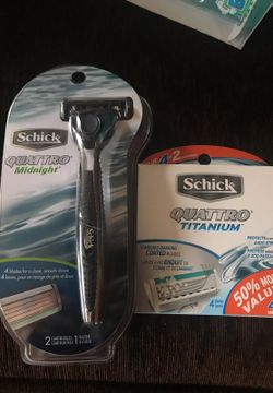 Schick quattro midnight set 12.00