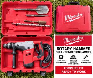Milwaukee Rotary/Demo Hammer Complete Kit