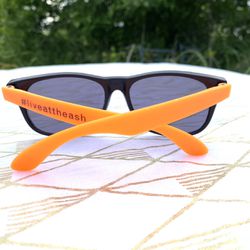 Orange Everyday Sunglasses Unisex Male Female