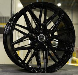 VOSSEN HF-7 GLOSS BLACK. SIZE 20X9 /20X10/ 22X9 / 22X10 /22X12 -24X10 5LUG. CHECK PRICE