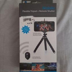 Mobile Flexible Tripod + Remote Shutter 