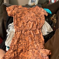 Desert Orange Dress