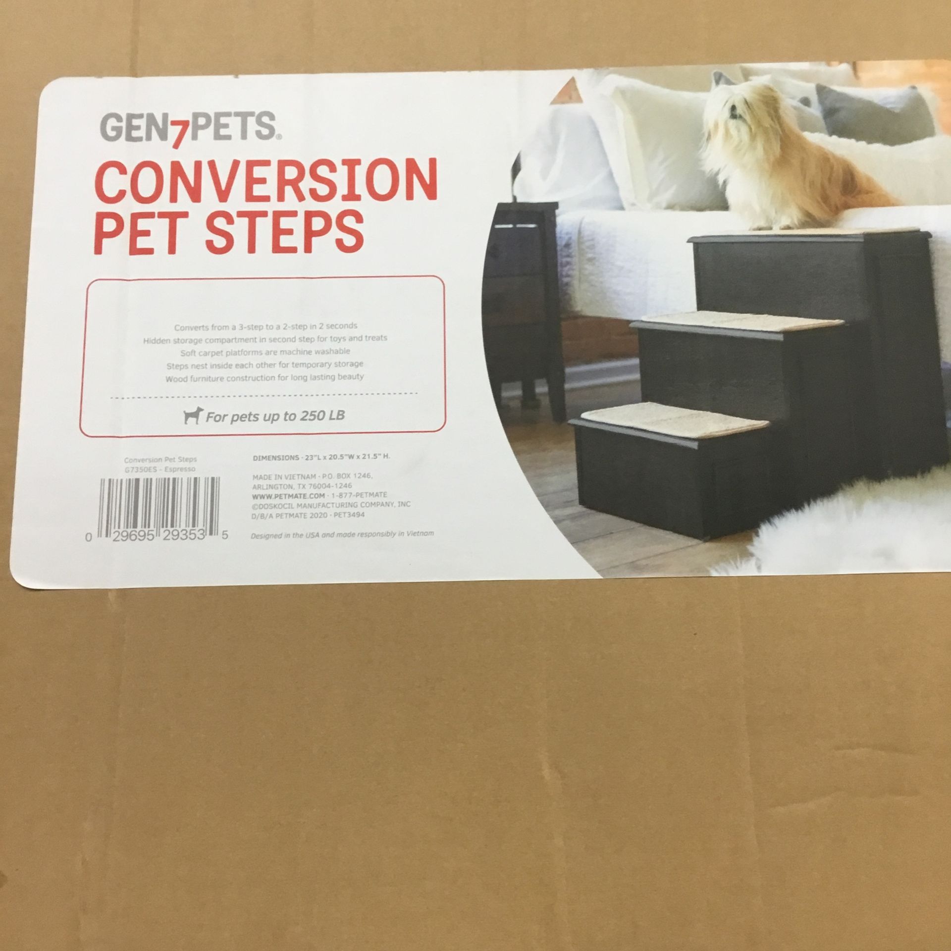 Conversion Pet Steps