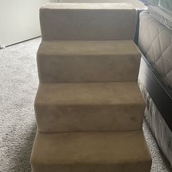 Pet Stairs (Large, 4-Step, Cream color)