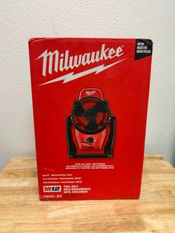 Milwaukee M12 Mounting Fan Tool Only
