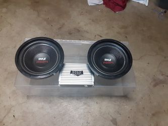 Boss Amp And Pyle Power Speakers 