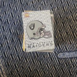 Raiders Football Card Lot 