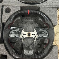 Honda Civic Carbon Fiber Steering Wheel (2016-2021)