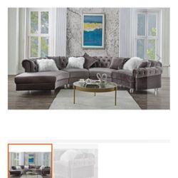 Great Condition Gray  Luxury Sofa