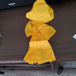 15" doll rainsuit and hat